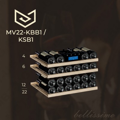 Винный шкаф Meyvel MV22-KSB1