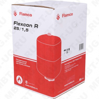 Бак мембранный Flamco Flexcon R 25/1,5 - 6bar