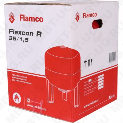 Бак мембранный Flamco Flexcon R 35/1,5 - 6bar