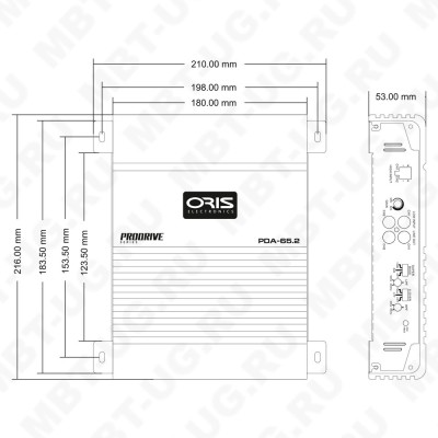 Усилитель ORIS Prodrive PDA-65.2